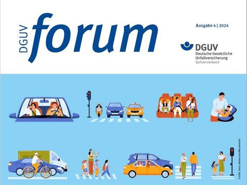 Titelblatt der Zeitschrift DGUV Forum