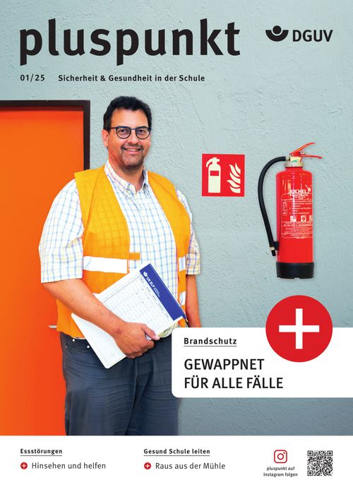 Titelseite der Zeitschrift pluspunkt 1/2025