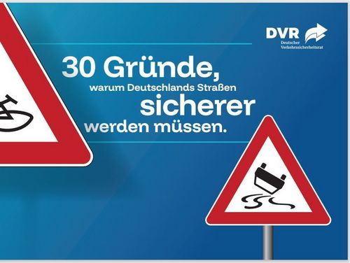 Plakat für Verkehrssicherheit