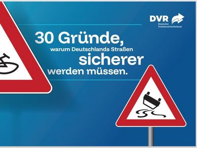 Plakat für Verkehrssicherheit