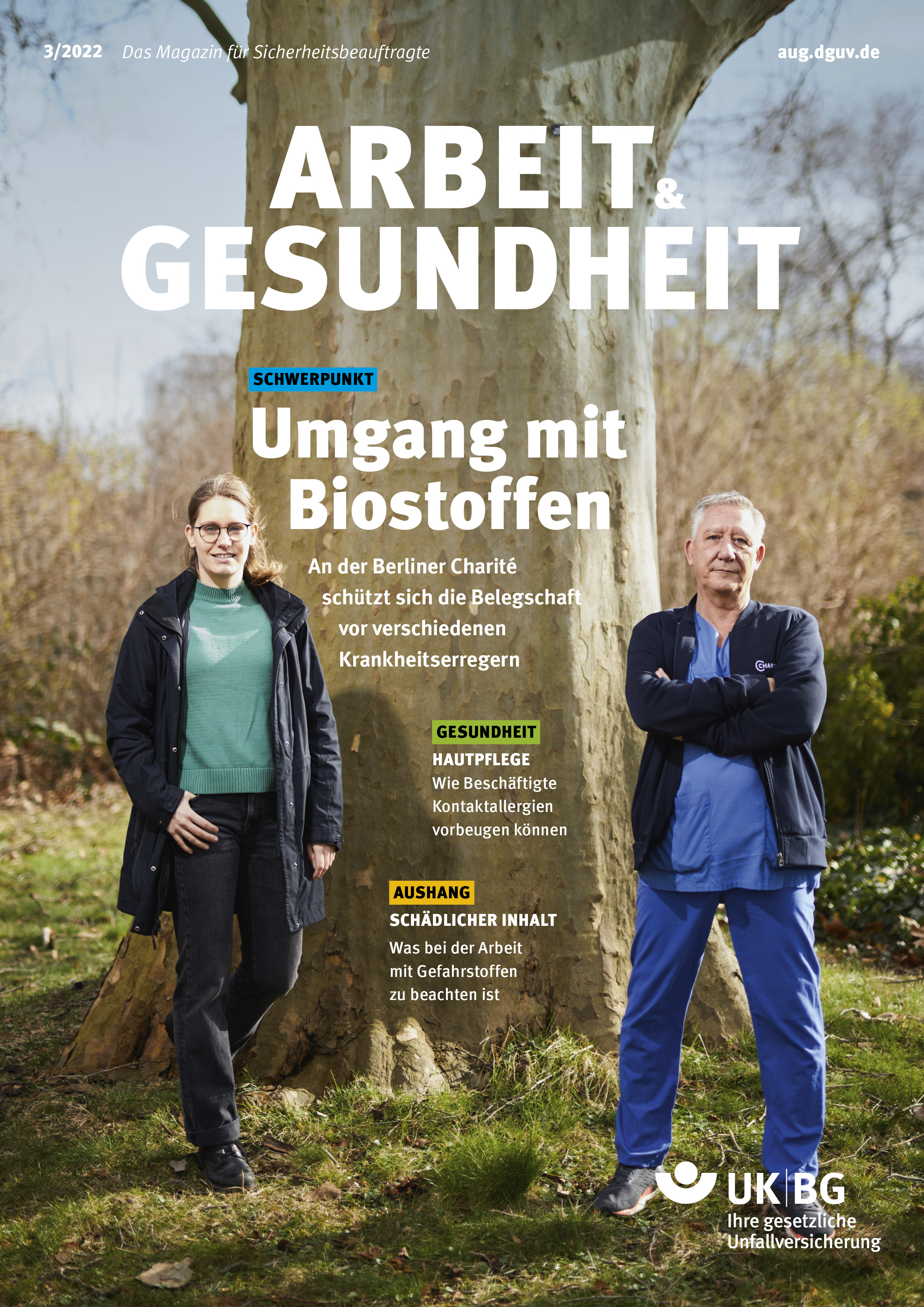 Titelseite der Ausgabe Arbeit und Gesundheit 3/2022
