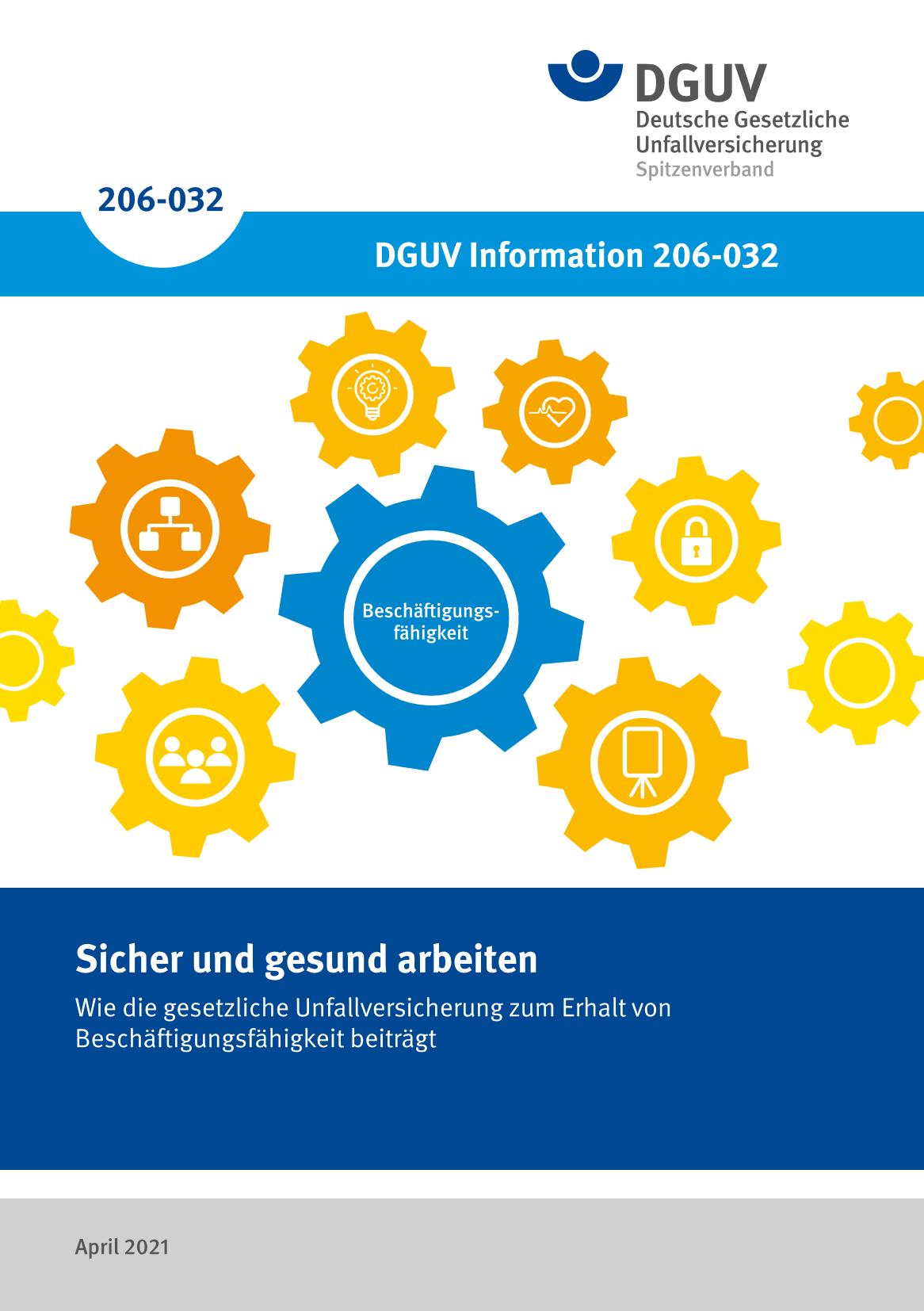 Titelseite der DGUV-Info 